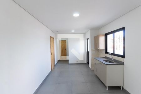 Sala/Cozinha de apartamento para alugar com 2 quartos, 52m² em Vila Paranagua, São Paulo