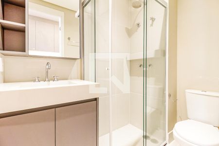 Studio para alugar com 19m², 1 quarto e sem vaga Studio para alugar com 19m², 1 quarto e sem vagaBanheiro