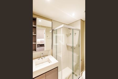 Studio para alugar com 19m², 1 quarto e sem vaga Studio para alugar com 19m², 1 quarto e sem vagaBanheiro