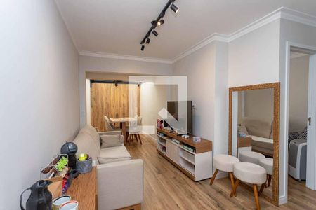 Sala  de apartamento à venda com 2 quartos, 51m² em Centro, Diadema
