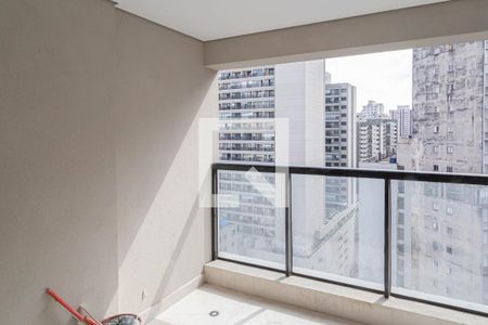 Varanda  de apartamento para alugar com 2 quartos, 45m² em Bela Vista, São Paulo