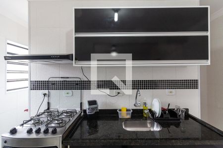 Apartamento para alugar com 45m², 1 quarto e 1 vagaDetalhe da cozinha