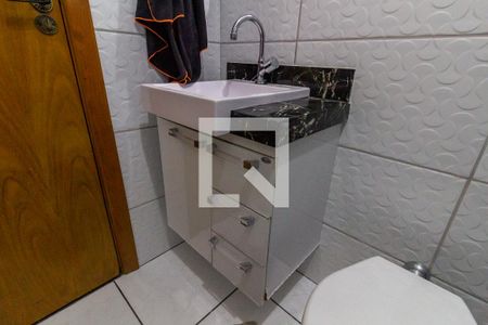 Apartamento para alugar com 45m², 1 quarto e 1 vagaDetalhe do banheiro