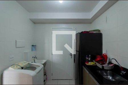 Sala e Cozinha Integrada  de apartamento para alugar com 1 quarto, 31m² em Vila Penteado, São Paulo
