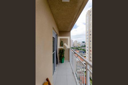 Varanda Sala e Cozinha Integrada  de apartamento para alugar com 1 quarto, 31m² em Vila Penteado, São Paulo