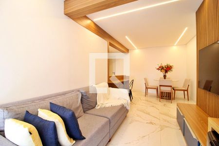 Sala de apartamento para alugar com 2 quartos, 67m² em Jardim, Santo André