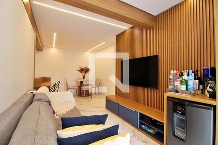 Sala de apartamento para alugar com 2 quartos, 67m² em Jardim, Santo André