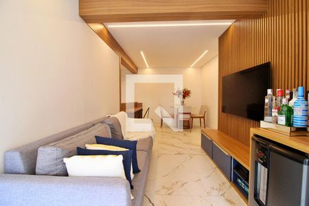 Sala de apartamento para alugar com 2 quartos, 67m² em Jardim, Santo André