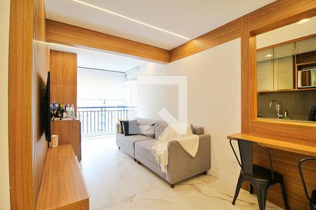 Sala de apartamento para alugar com 2 quartos, 67m² em Jardim, Santo André