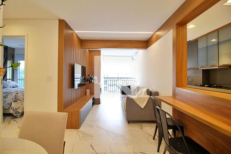 Sala de apartamento para alugar com 2 quartos, 67m² em Jardim, Santo André