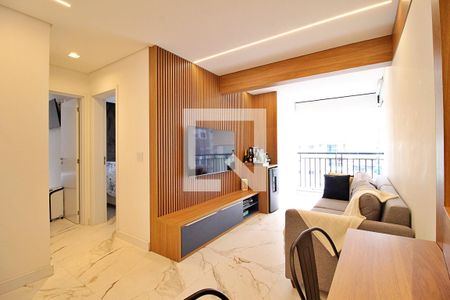 Sala de apartamento para alugar com 2 quartos, 67m² em Jardim, Santo André