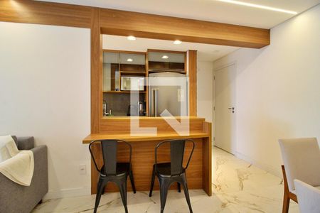 Sala de apartamento para alugar com 2 quartos, 67m² em Jardim, Santo André