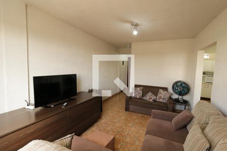 Sala de apartamento à venda com 1 quarto, 83m² em Vila Guiomar, Santo André