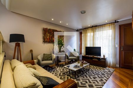 Sala de casa de condomínio à venda com 3 quartos, 214m² em Cristal, Porto Alegre