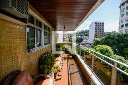 Varanda da Sala de apartamento à venda com 3 quartos, 105m² em Andaraí, Rio de Janeiro