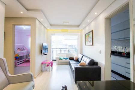 Sala de apartamento para alugar com 2 quartos, 50m² em Jardim Jamaica, Santo André