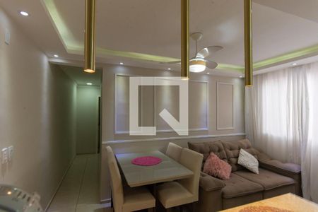 Sala de apartamento para alugar com 2 quartos, 45m² em Loteamento Parque São Martinho, Campinas