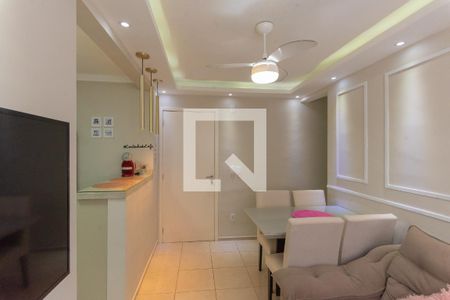 Sala de apartamento para alugar com 2 quartos, 45m² em Loteamento Parque São Martinho, Campinas