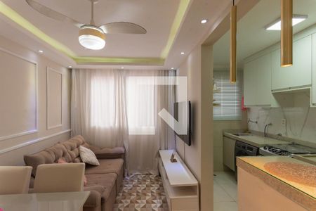 Sala de apartamento para alugar com 2 quartos, 45m² em Loteamento Parque São Martinho, Campinas