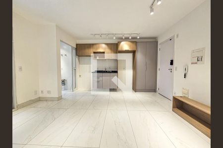 Sala/Cozinha de apartamento para alugar com 2 quartos, 66m² em Santo Amaro, São Paulo