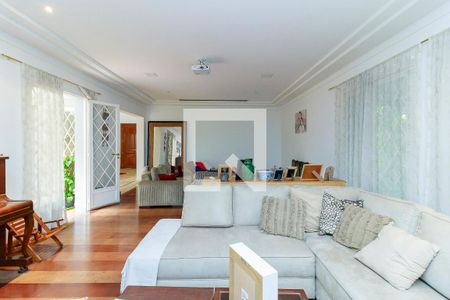Sala de Estar de casa de condomínio à venda com 4 quartos, 547m² em Jardim Petropolis, São Paulo