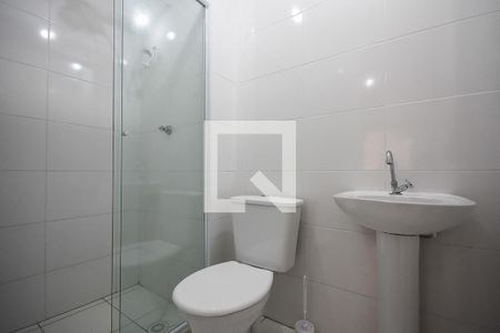 Banheiro suíte de apartamento para alugar com 1 quarto, 24m² em Paraíso do Morumbi, São Paulo