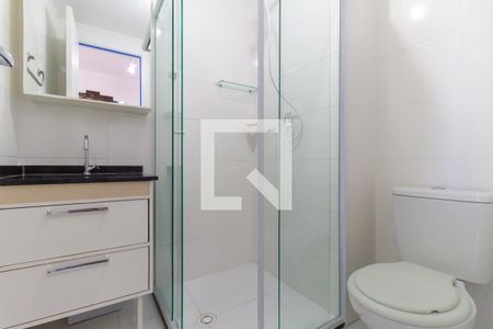 Banheiro  de kitnet/studio para alugar com 1 quarto, 27m² em Vila Dom Pedro I, São Paulo