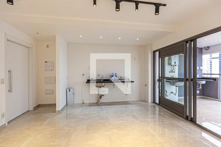 Sala e cozinha de apartamento à venda com 2 quartos, 69m² em Vila Romana, São Paulo