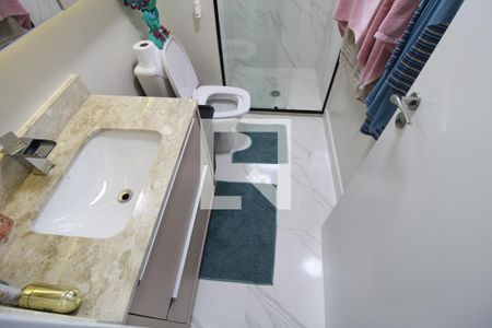 Banheiro da suíte  de apartamento à venda com 3 quartos, 96m² em Barra Funda, São Paulo