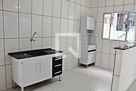 Cozinha de casa para alugar com 1 quarto, 44m² em Conjunto Residencial José Bonifácio, São Paulo