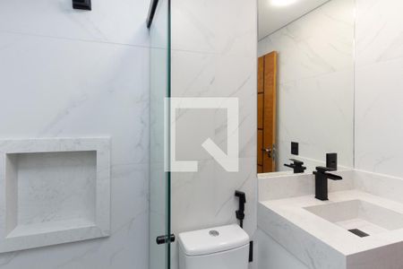 Studio para alugar com 15m², 1 quarto e sem vaga Studio para alugar com 15m², 1 quarto e sem vagaBanheiro