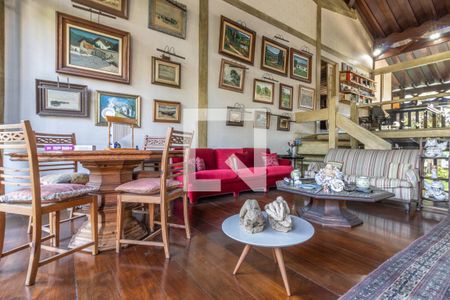 Sala de Estar de casa de condomínio à venda com 5 quartos, 811m² em Barra da Tijuca, Rio de Janeiro