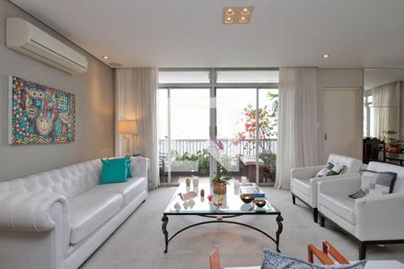 Sala de apartamento para alugar com 3 quartos, 210m² em Santa Cecília, São Paulo