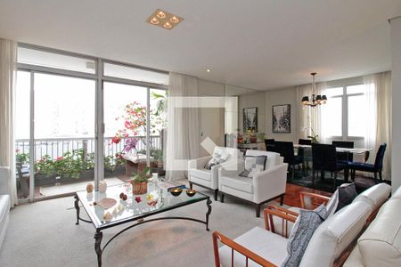 Sala de apartamento para alugar com 3 quartos, 210m² em Santa Cecília, São Paulo