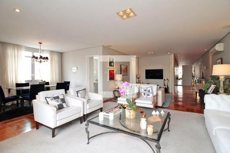 Sala de apartamento para alugar com 3 quartos, 210m² em Santa Cecília, São Paulo