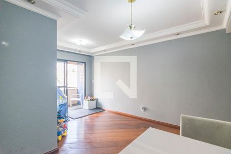Sala de apartamento à venda com 3 quartos, 70m² em Vila Valparaíso, Santo André