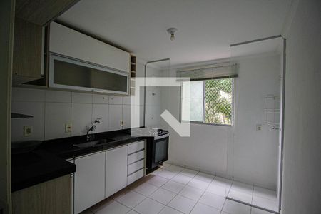 Cozinha/Area de serviço  de apartamento à venda com 1 quarto, 38m² em Parque Sao Vicente, Santo André