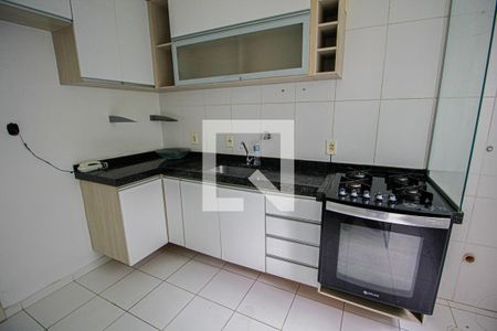 Cozinha de apartamento à venda com 1 quarto, 38m² em Parque Sao Vicente, Santo André