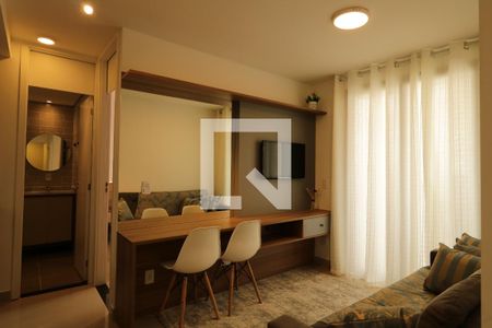 Sala de apartamento para alugar com 2 quartos, 45m² em Vila Valparaíso, Santo André