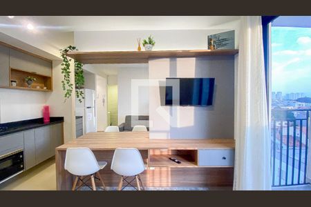 Sala - Sala de Jantar de apartamento à venda com 2 quartos, 45m² em Vila Valparaíso, Santo André