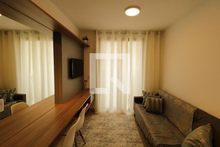 Sala de apartamento para alugar com 2 quartos, 45m² em Vila Valparaíso, Santo André