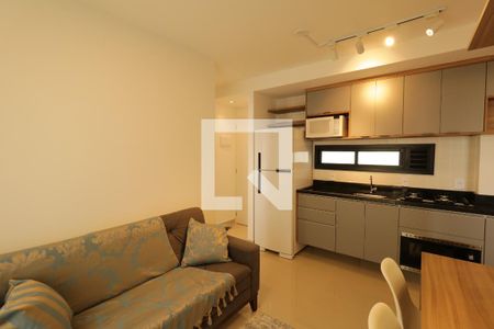 Sala e Cozinha de apartamento para alugar com 2 quartos, 45m² em Vila Valparaíso, Santo André