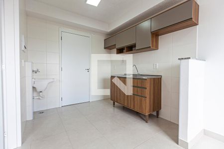 Sala/Cozinha de apartamento para alugar com 1 quarto, 26m² em Barra Funda, São Paulo