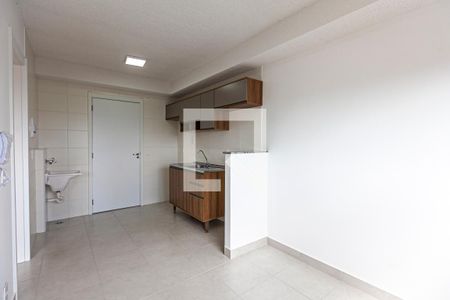 Sala/Cozinha de apartamento para alugar com 1 quarto, 26m² em Barra Funda, São Paulo