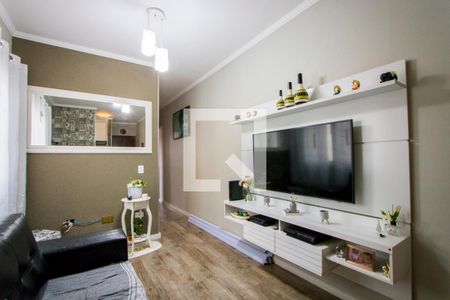 Sala de apartamento à venda com 2 quartos, 124m² em Vila Tibiriçá, Santo André