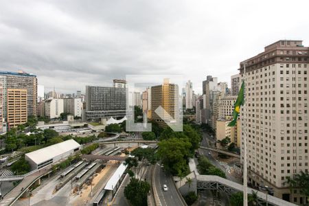 Vista da Sala de apartamento à venda com 1 quarto, 36m² em Sé, São Paulo