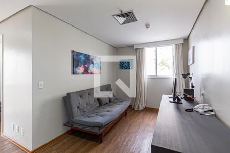 Sala e Cozinha de apartamento para alugar com 1 quarto, 41m² em Centro, Santo André