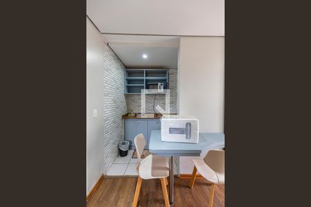 Sala e Cozinha de apartamento para alugar com 1 quarto, 41m² em Centro, Santo André
