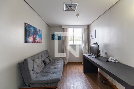 Sala e Cozinha de apartamento para alugar com 1 quarto, 41m² em Centro, Santo André