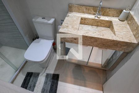 Banheiro de kitnet/studio à venda com 1 quarto, 35m² em Cambuci, São Paulo